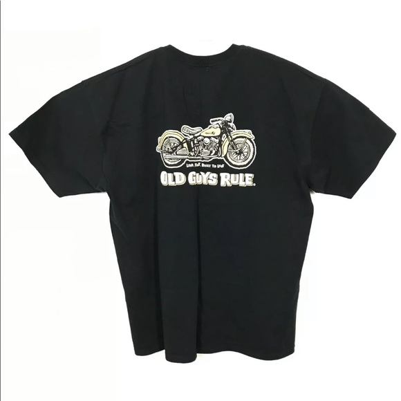 old guys rule t-shirt Tee Men Size XL